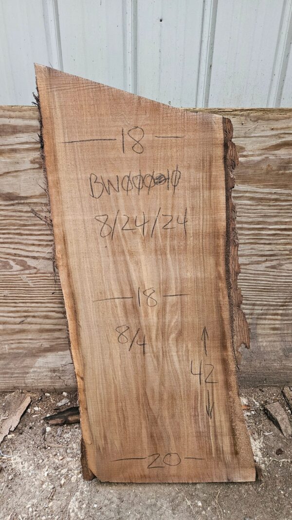 BW00010_1.jpg Black Walnut Live Edge Slab 42"x18"-20"x2"