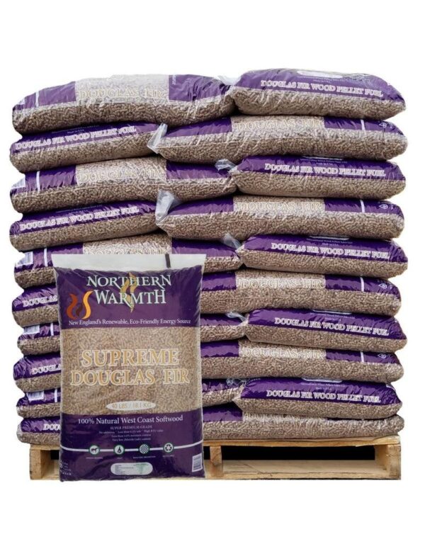 Northern-Warmth-Supreme-Douglas-Fir-Wood-Pellets.jpg Northern Warmth Supreme Douglas Fir Wood Pellets – 1 Ton Super Premium Softwood Fuel