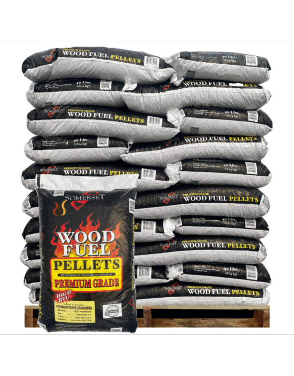 Somerset-Wood-Fuel-Pellets.png Somerset Wood Fuel Pellets – Premium Hardwood Pellet Fuel | 1 Ton Pallet