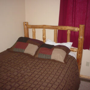 Twin.jpg Pine Log Twin Size Bed Frame