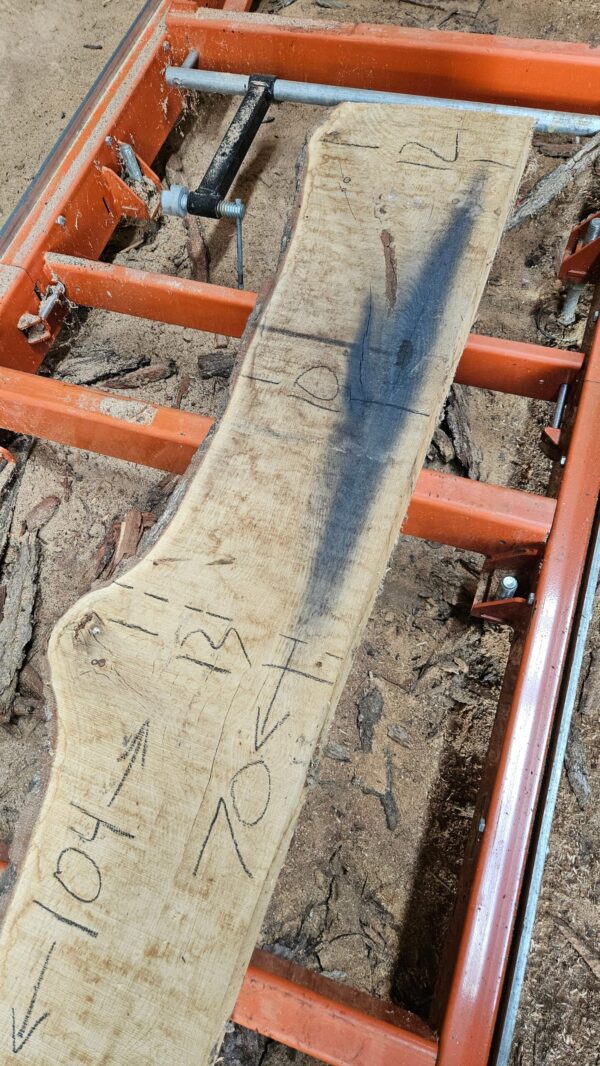 WO00011_3.jpg Bur Oak Mantle 104"x8"-13"x3"