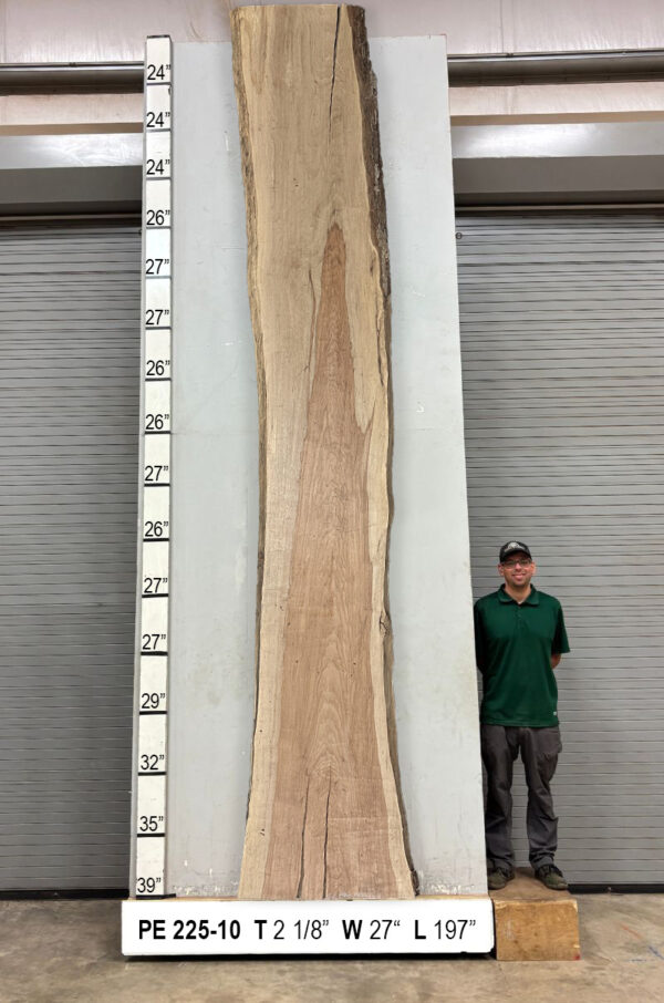 Slabs pt. 2 - 90 Live Edge Pecan Slab PE 225-10