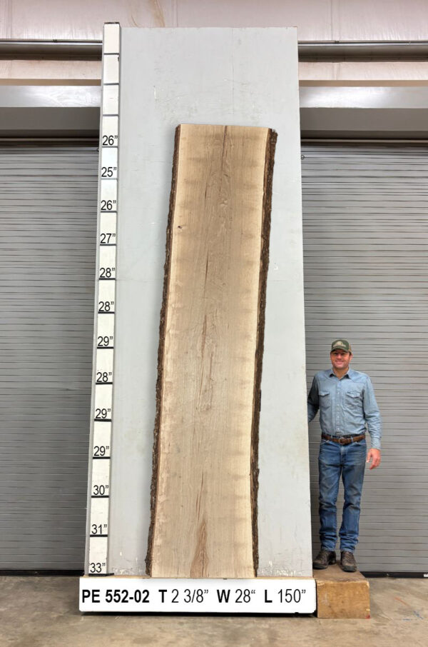 Slabs pt. 2 - 94 Live Edge Pecan Slab PE 552-02