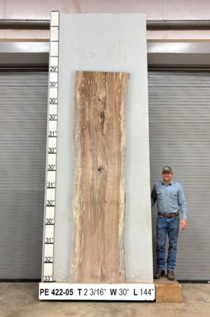 Slabs pt. 2 - 94 Live Edge Pecan Slab PE 422-05