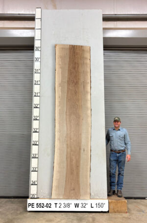 Slabs pt. 2 - 94 Live Edge Pecan Slab PE 552-02