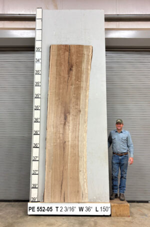 Slabs pt. 2 - 94 Live Edge Pecan Slab PE 552-05