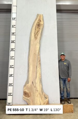 live-edge-pecan-wood-slab-front-pe-555-10.jpg Live Edge Pecan Slab PE 555-10