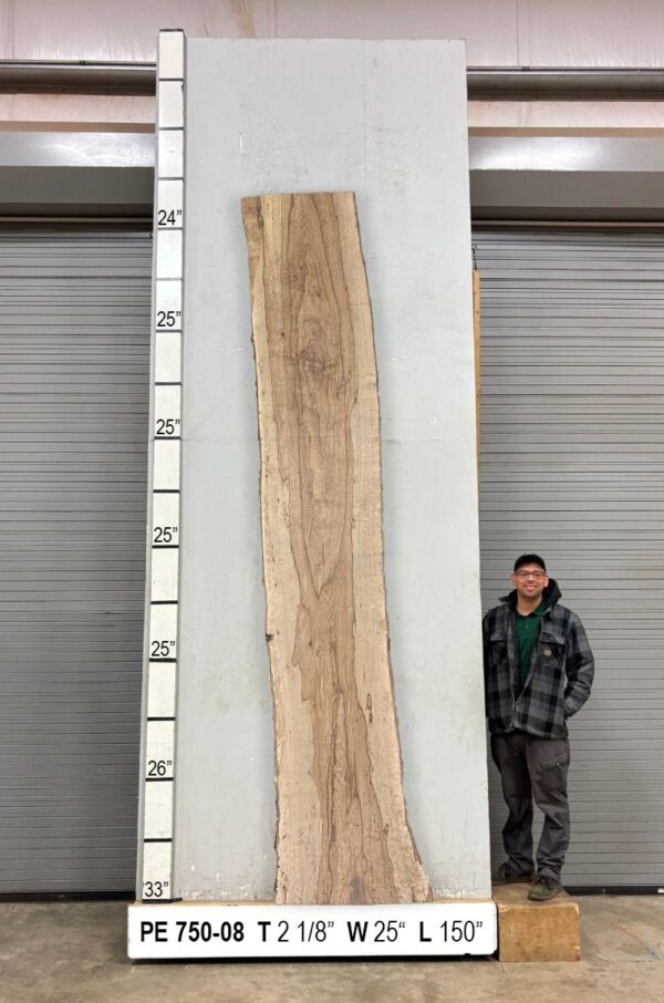 Slabs pt. 2 - 95 Live Edge Pecan Slab PE 750-08