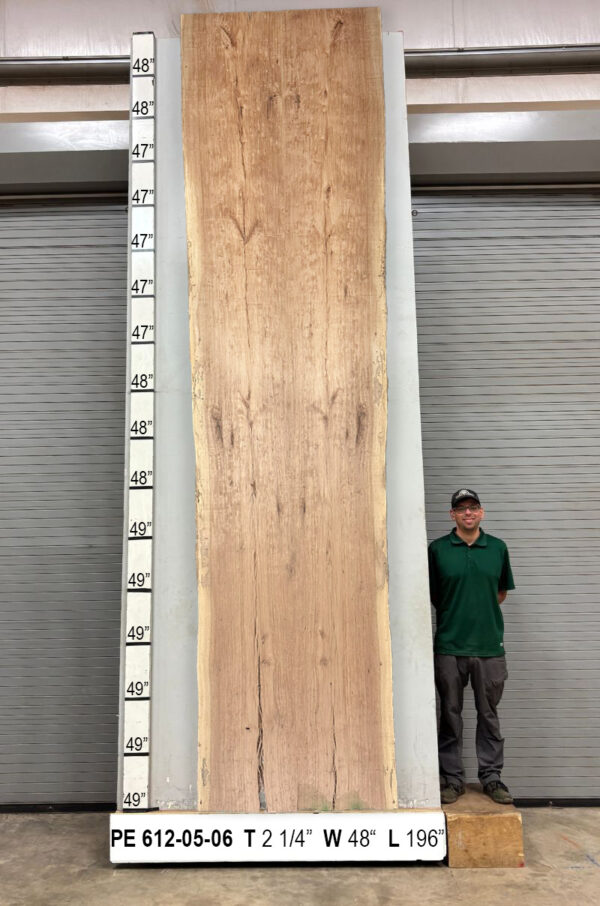 Slabs pt. 2 - 90 Live Edge Pecan Glue Up PE 612-05-06